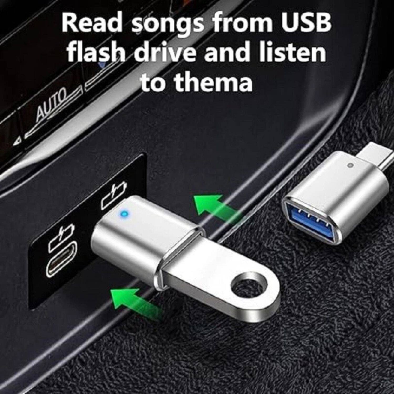 Read songs from USB flash drive and listen to them.