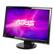 Front. ASUS - 23" Widescreen LCD Monitor - Black.