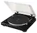 Front. Denon - USB Turntable - Black.