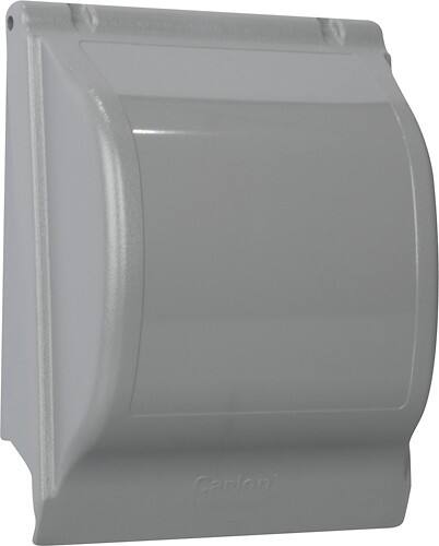 Angle Standard. Russound - Double Gang Thermoplastic Cover - Gray.