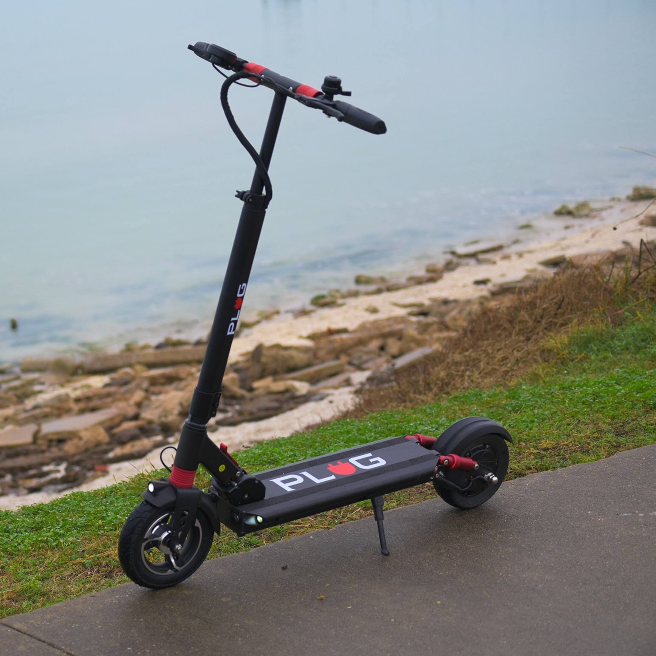 Alt View 10. GoPowerBike - GoPowerBike PlugCity Foldable Electric Scooter, 500W motor 48V Battery, UL2272 - Black.