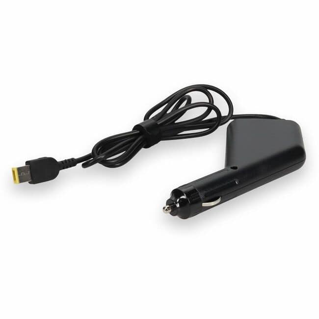 AddOn - Lenovo 0B47481 Compatible 65W 20V at 3.25A Black Slim Tip Laptop Power Adapter and Cable - 65 W - 20 V DC Output - Black
