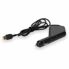 AddOn - Lenovo 0B47481 Compatible 65W 20V at 3.25A Black Slim Tip Laptop Power Adapter and Cable - 65 W - 20 V DC Output - Black