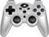 Front Standard. dreamGEAR - Radium Wireless Controller for PlayStation 3 - Silver.