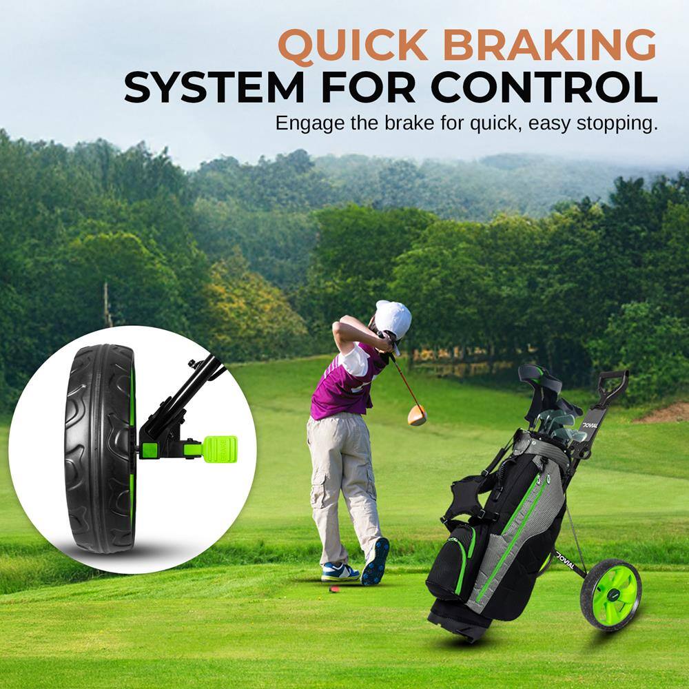 QUICK BRAKING SYSTEM FOR CONTROL  
Engage the brake for quick, easy stopping.
