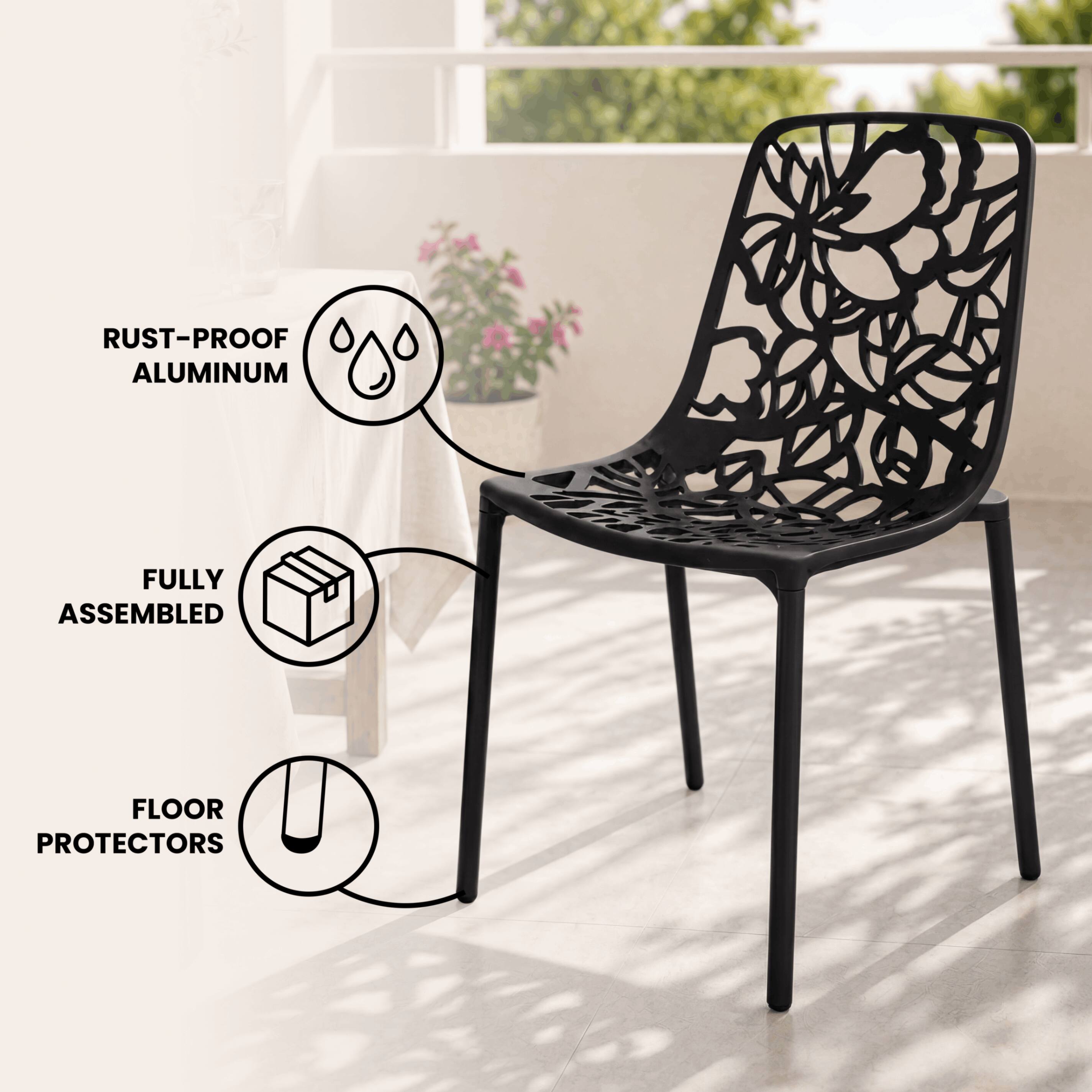 RUST-PROOF ALUMINUM FULLY ASSEMBLED FLOOR PROTECTORS