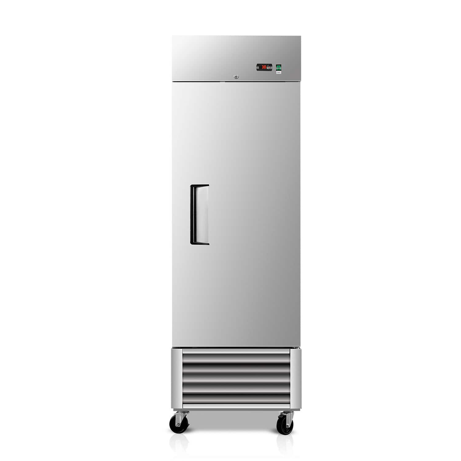 WHALL - 27" 23 Cu.ft Commercial Refrigerator, 33-40°F, Auto Defrost, Safety Lock, Etl Listed - Stainless Steel