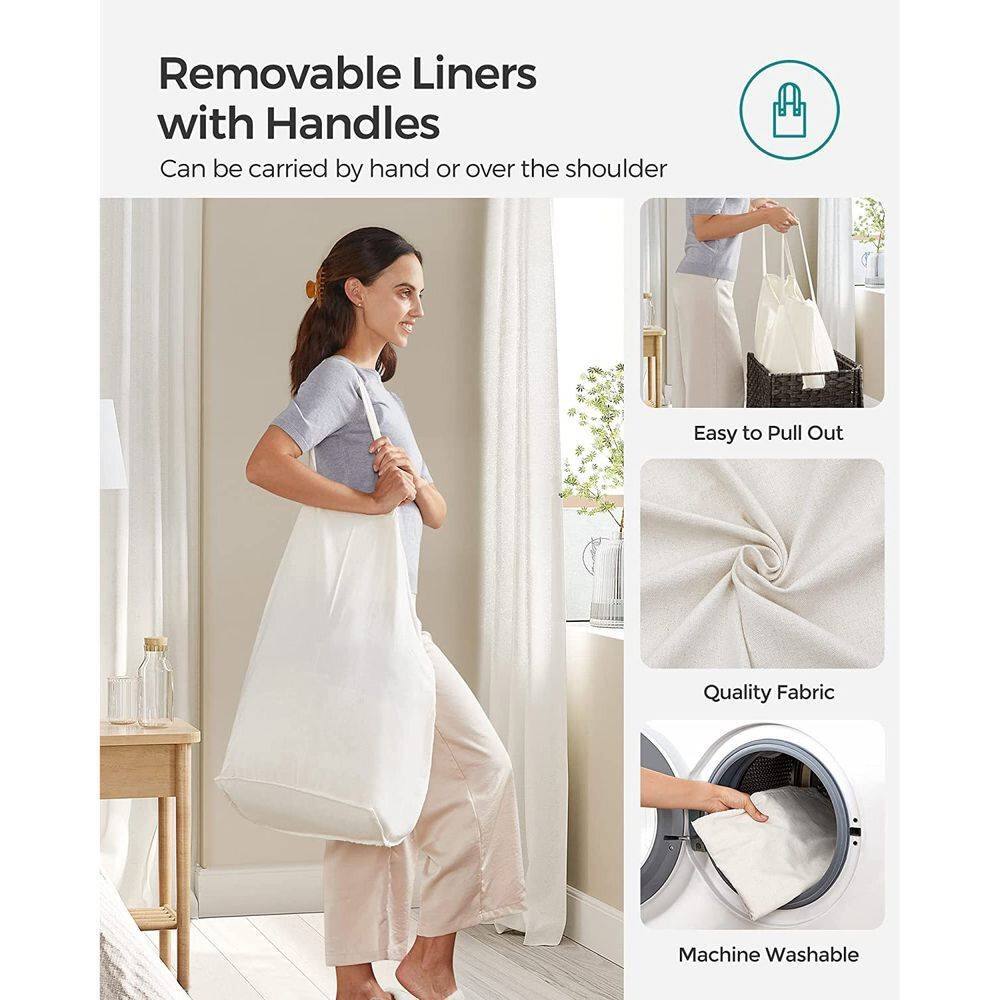 Removable Liners with Handles  
Can be carried by hand or over the shoulder  

- Easy to Pull Out  
- Quality Fabric  
- Machine Washable