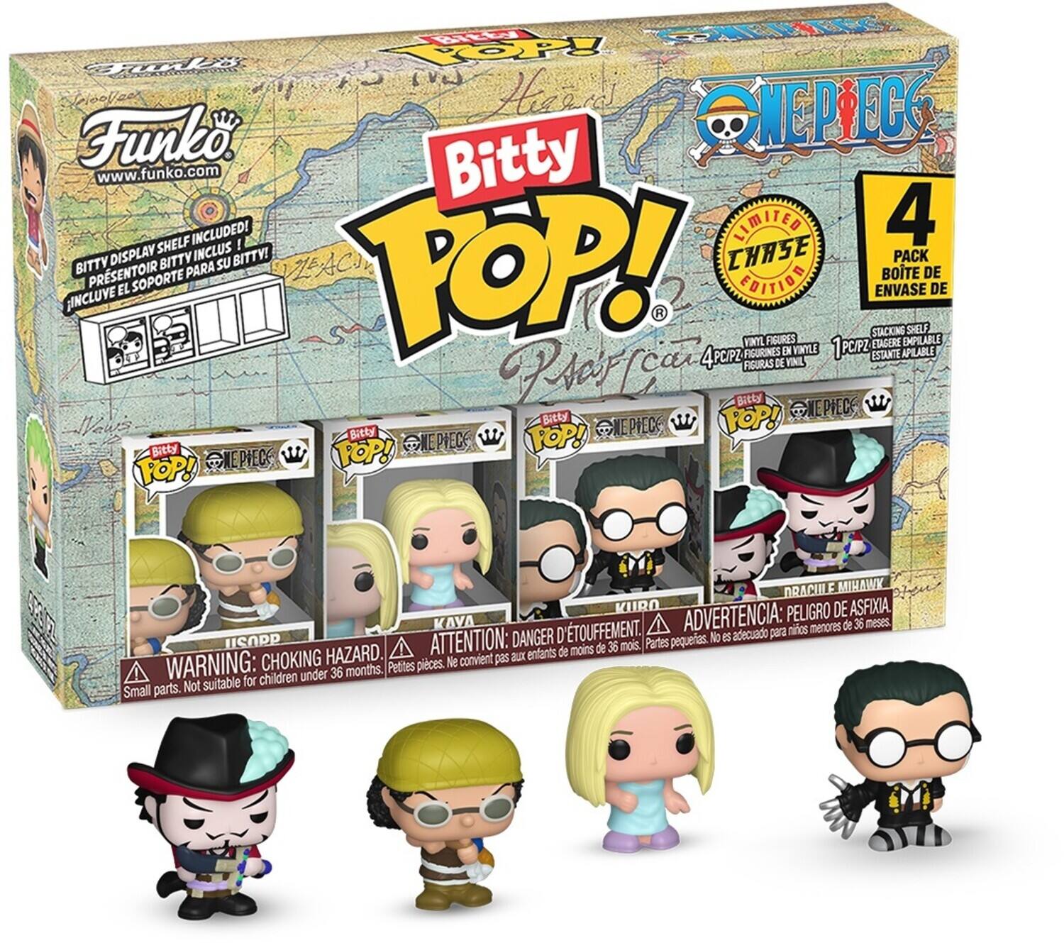 Funko - Bitty POP!: One Piece - Usopp 4-Pack - COLLECTIBLES - Multicolor