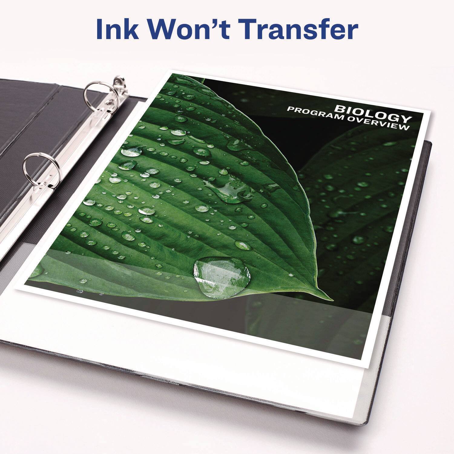 Ink Won't Transfer  
PROGRAM BIOLOGY OVERVIEW