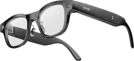 HTC - VIVE Eagle™ AI Glasses – Square (Wayfarer), Clear Lens - Black