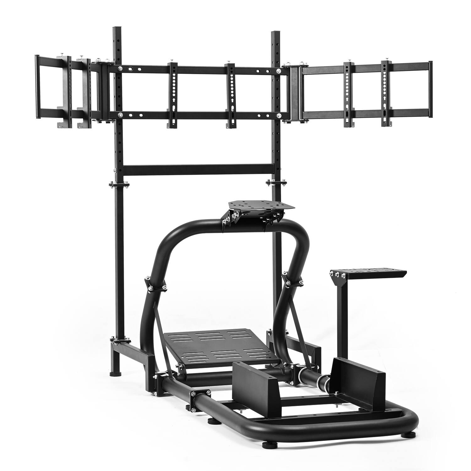 Dardoo Racing Simulator Cockpit & Triple Monitor Stand, for Logitech ...