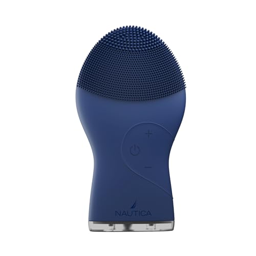 Front. DORLUKFU - PC120 Facial Cleansing Brush Made with Ultra-Hygienic Soft Silicone, Waterproof, Rechargeable Vibrating Face Exfoliator.