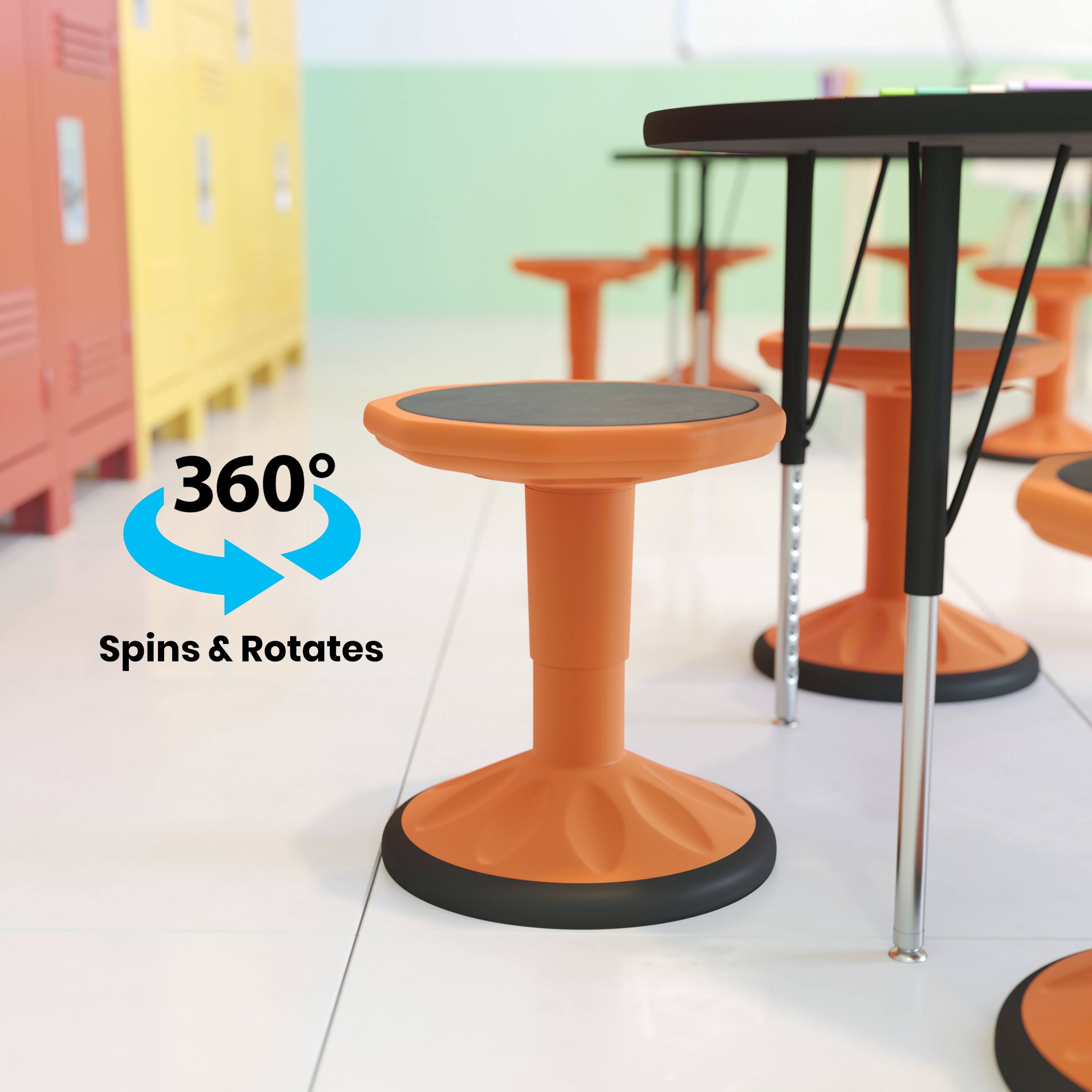 360° Spins & Rotates
