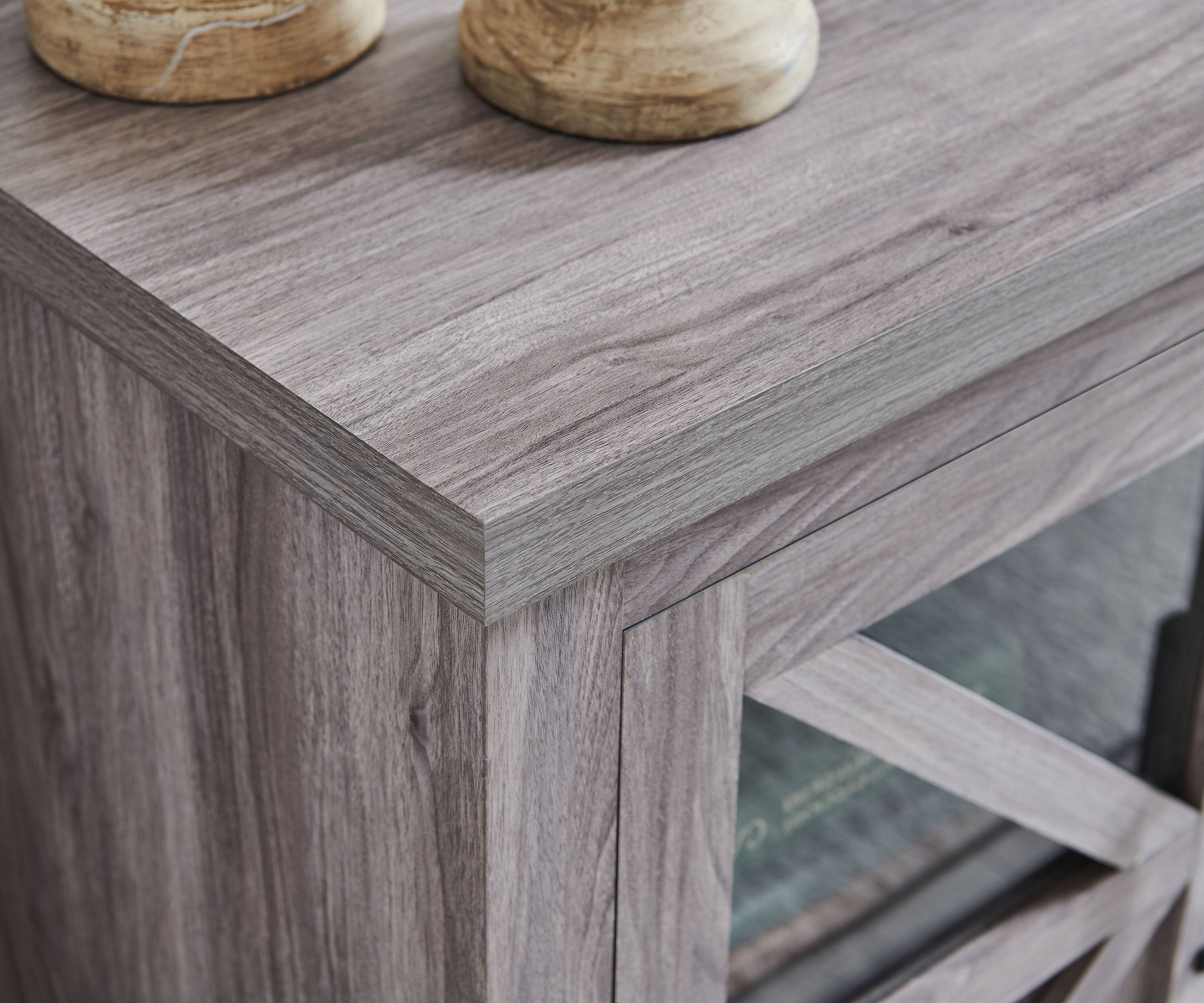 Alt View 1. APRILSOUL - 75 Fireplace Tv Stand For Tvs Up To 80 With 44 Electric Fireplace - Gray.