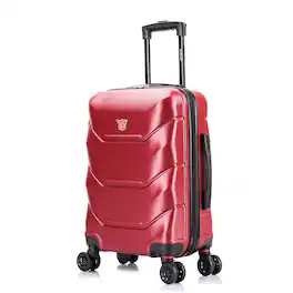 DUKAP - Zonix Lightweight Hardside Spinner Luggage 20" carry-on - WINE