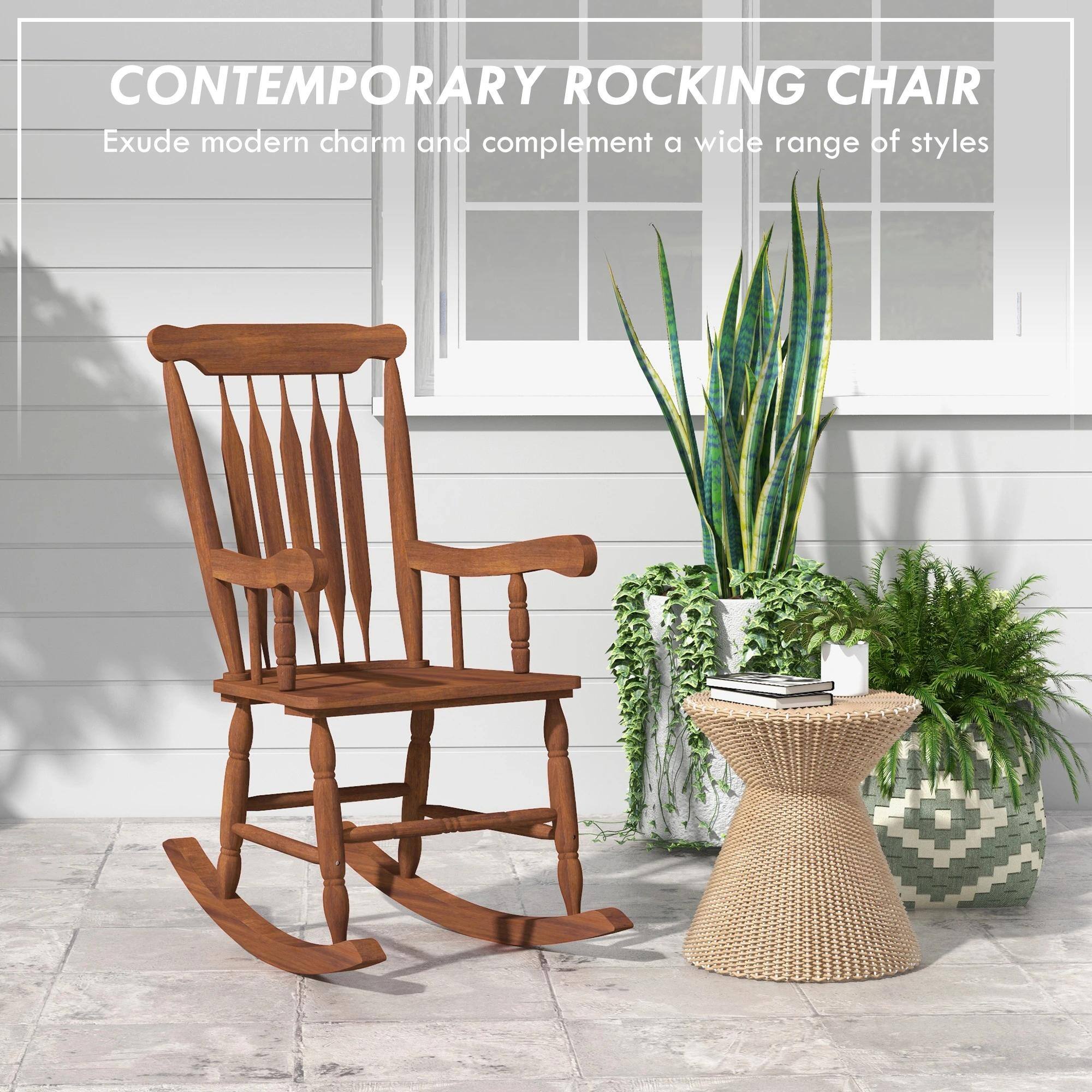 CONTEMPORARY ROCKING CHAIR  
Exude modern charm and complement a wide range of styles