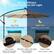 Energy-Efficient Solar-Powdered LED Light:
Day Time: Absorb enough solar energy.
Night Time: Brighten your summer nights.
Solar Panel: 112 Warm Yellow LED Lights.
Power Switch: Lasts for 6 hours after each charge.
Each rib features: Easy to open or close being fully charged.
14 small lights.