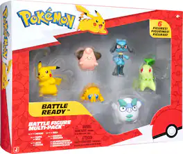 Jazwares - Pokémon Battle 2" Figure 6-Pack