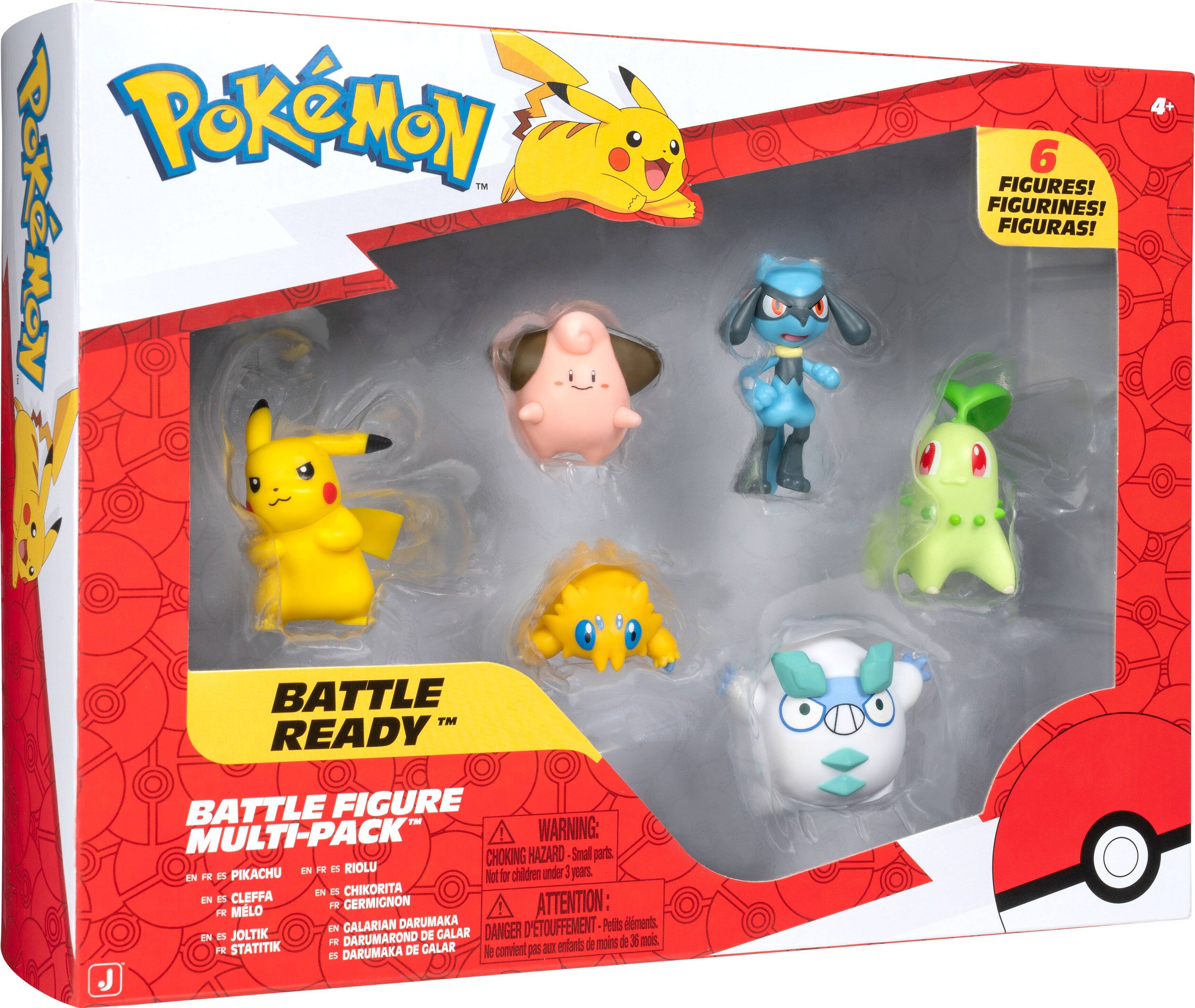 Jazwares - Pokémon Battle 2" Figure 6-Pack