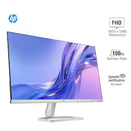 HP - Series 5 524sf 24" FHD IPS Monitor, Flicker Free, Anti-Glare, VGA, HDMI & DKZ Hub, Color (94C17AA#ABA) - Black/Silver