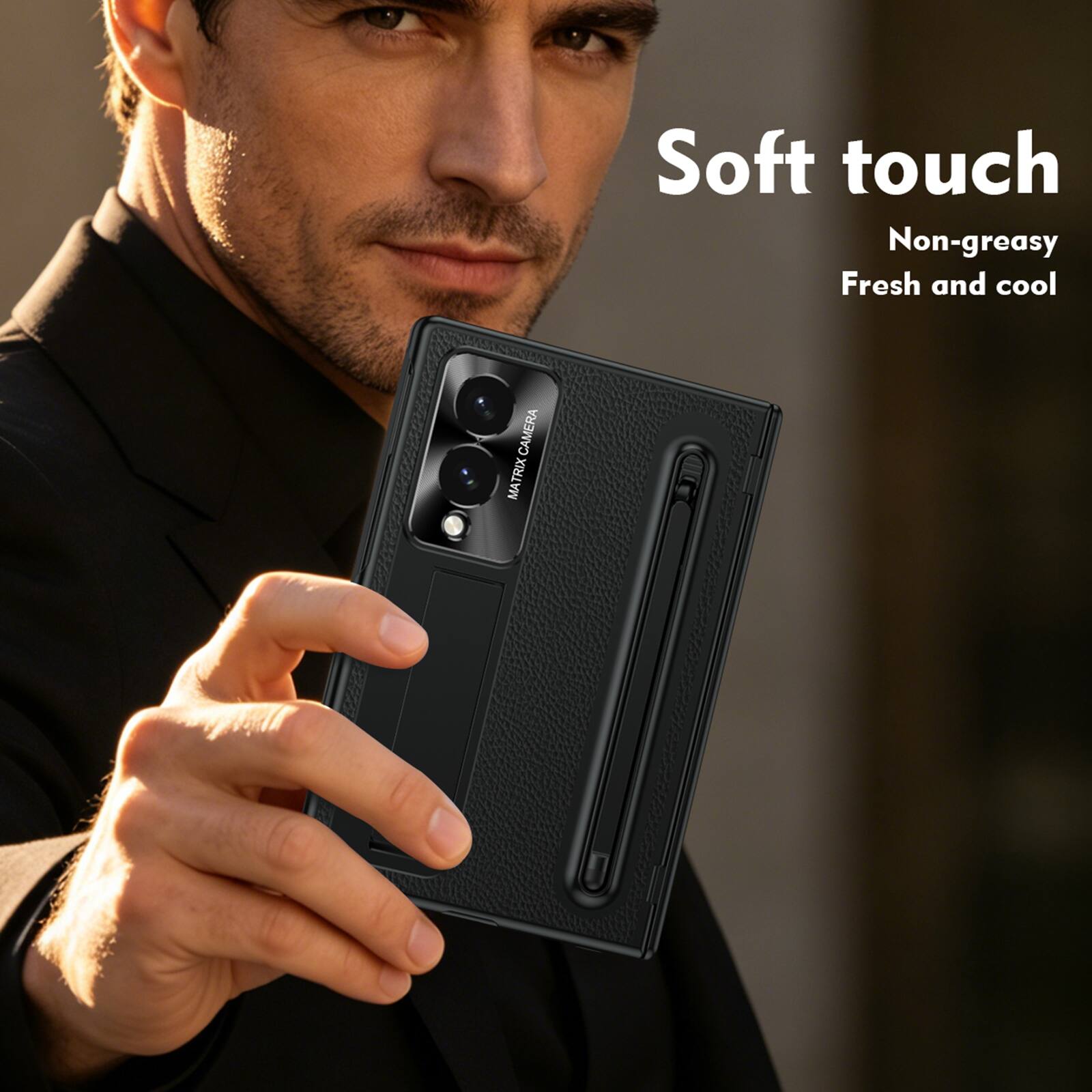 Soft touch  
Non-greasy  
Fresh and cool