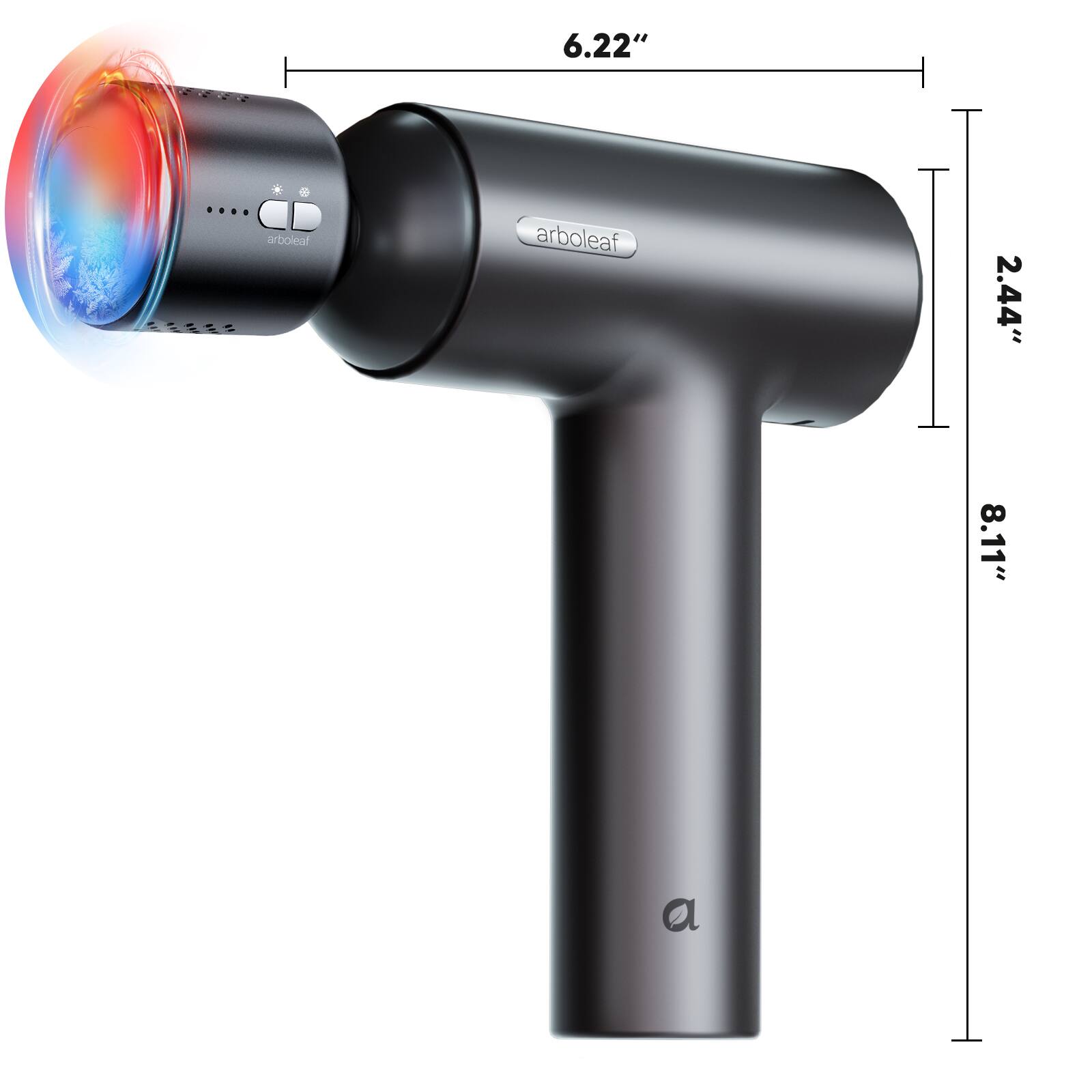 6.22"  
2.44"  
8.11"  

arboleaf