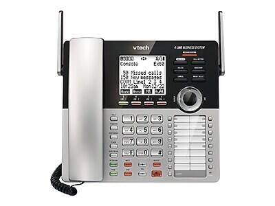 vtech  
LINE  
SYSTEM  
BSOOO <=> ROI Console Ext0 50 Missed calls 158 New messages COUN Line1 2 4 18:2334 Mon12 Avic MB PUAL  
1  
2  
3  
4  
5  
6  
7  
8  
9  
*  
#