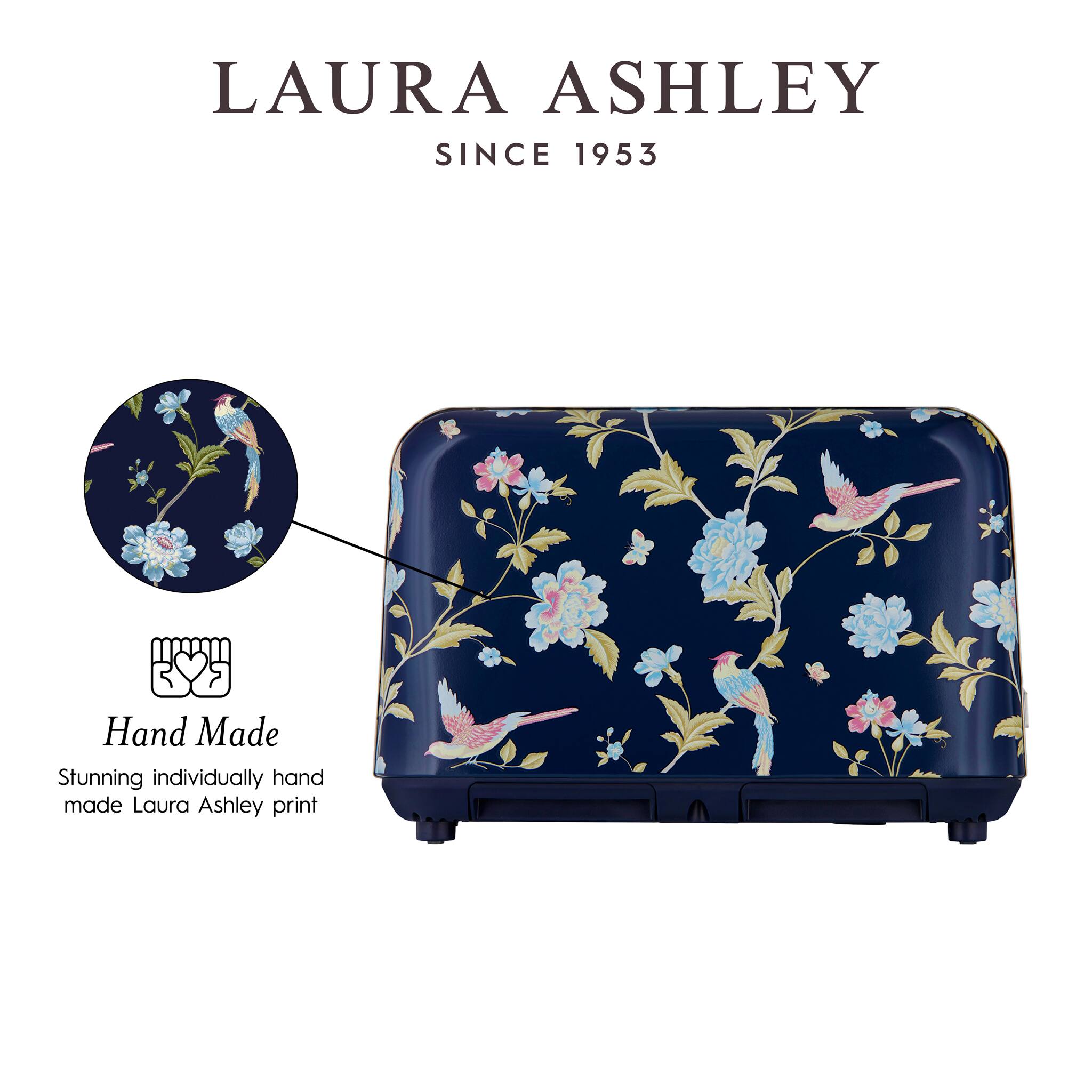 LAURA ASHLEY  
SINCE 1953  

Hand Made  
Stunning individually hand made Laura Ashley print