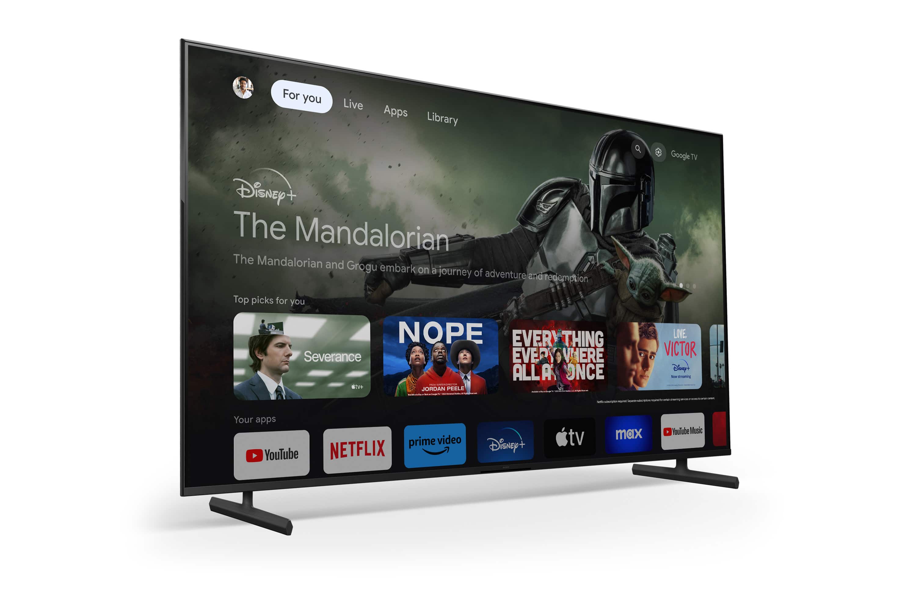 Alt View 12. Sony - 85" Class X77L LED 4K UHD Smart Google TV (2023) - Black.