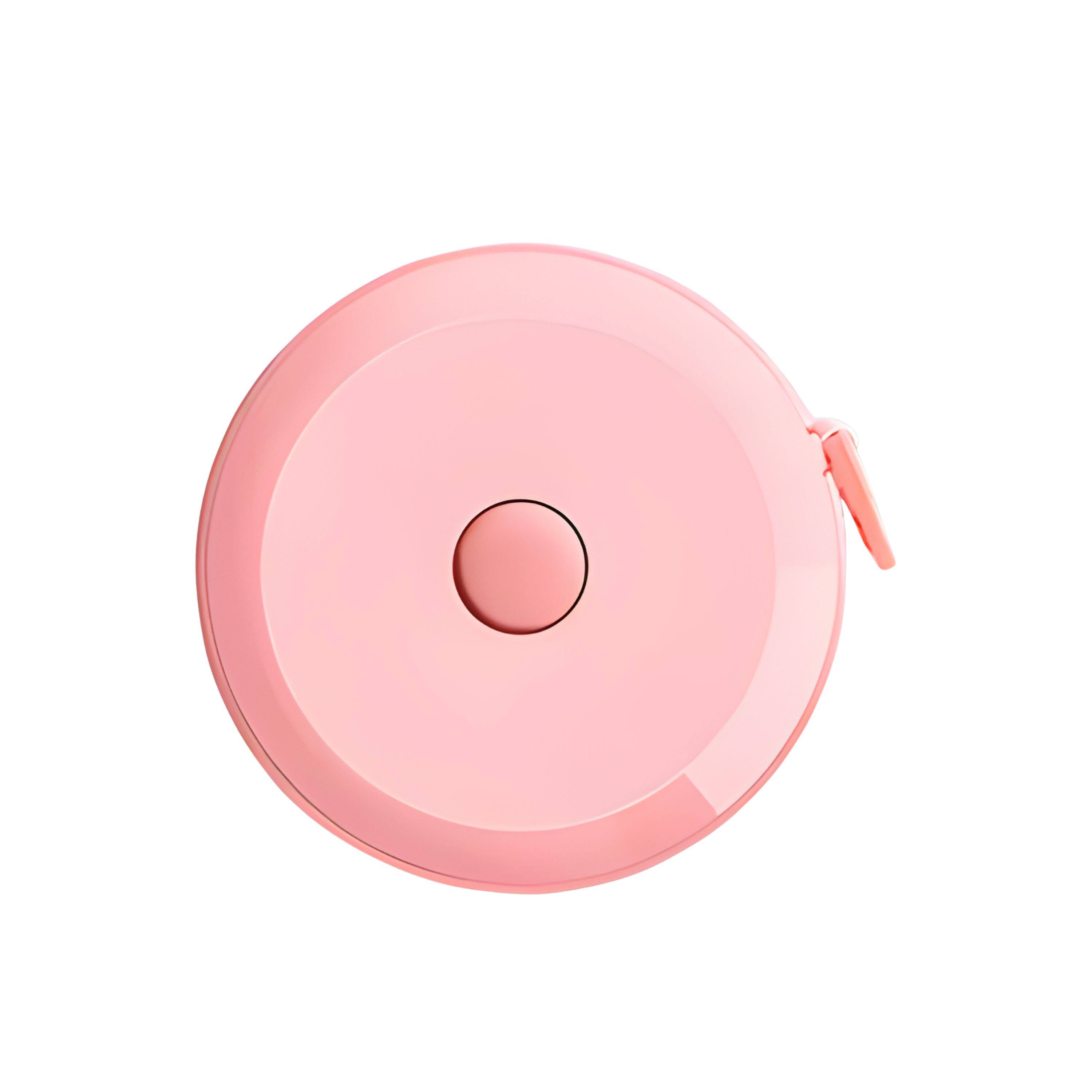 Front. Kitcheniva - Mini Retractable Soft Tape Measure for Sewing & Crafts – Pink, 1 Pc - Pink.