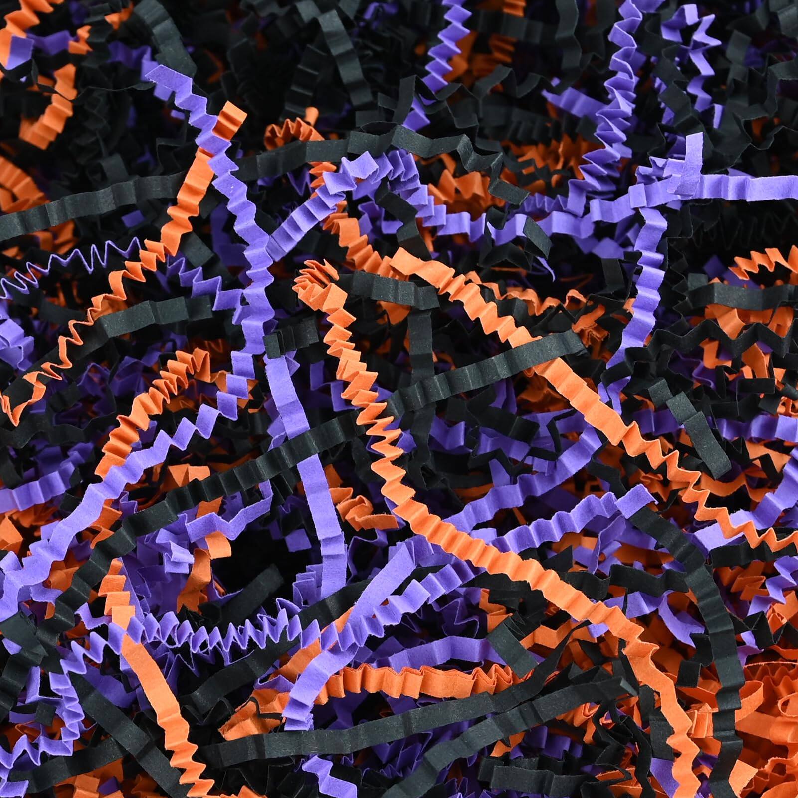 Alt View 1. Paradigms Interiors - Crinkle Cut Paper Shred Filler Packing Grass Cushion For Thanksgiving Gift Confetti Box Bag Basket Filling ... - White.