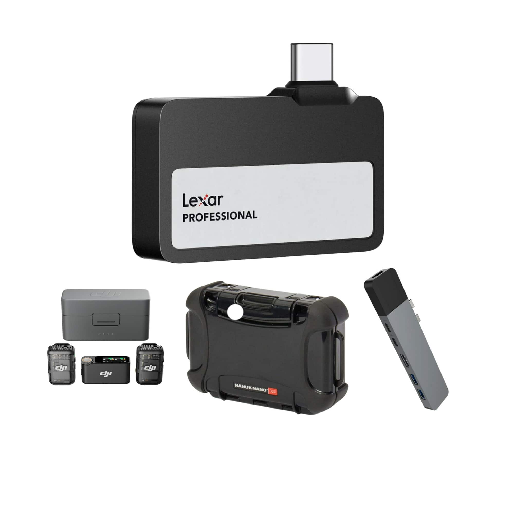 Lexar - 1TB Professional Go USB 3.2 Gen 2 Type-C Portable SSD w/ DJI Mic 2 Bundle price history on PriceWatchPro