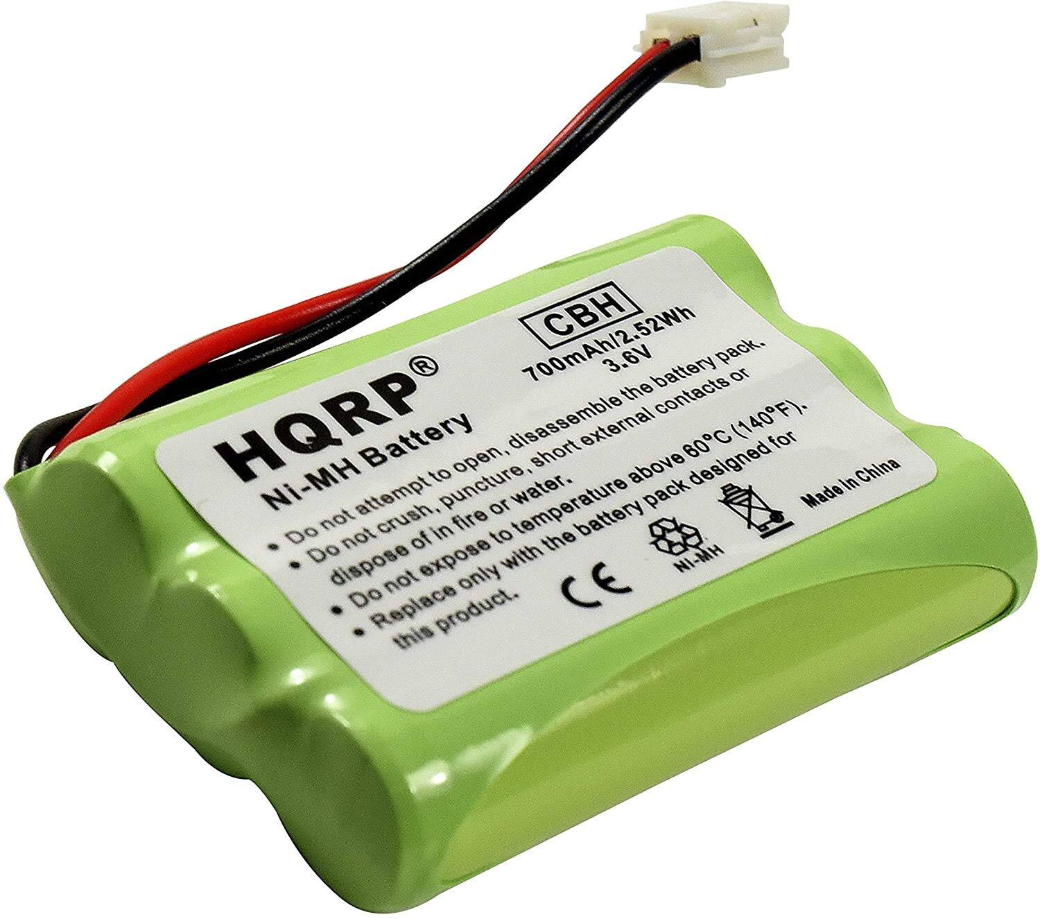 700mAh/2.52Wh CBH 3.6V pack. The battery contacts 10 HQRP Battery disassemble external 60C C (140F). For open, short above designed China Ni-MH to puncture, In attempt to or water. Temperature pack Made Do not not crush, in fire to the battery Do of dispose expose with NI-MH Do not only CE Replace this product.