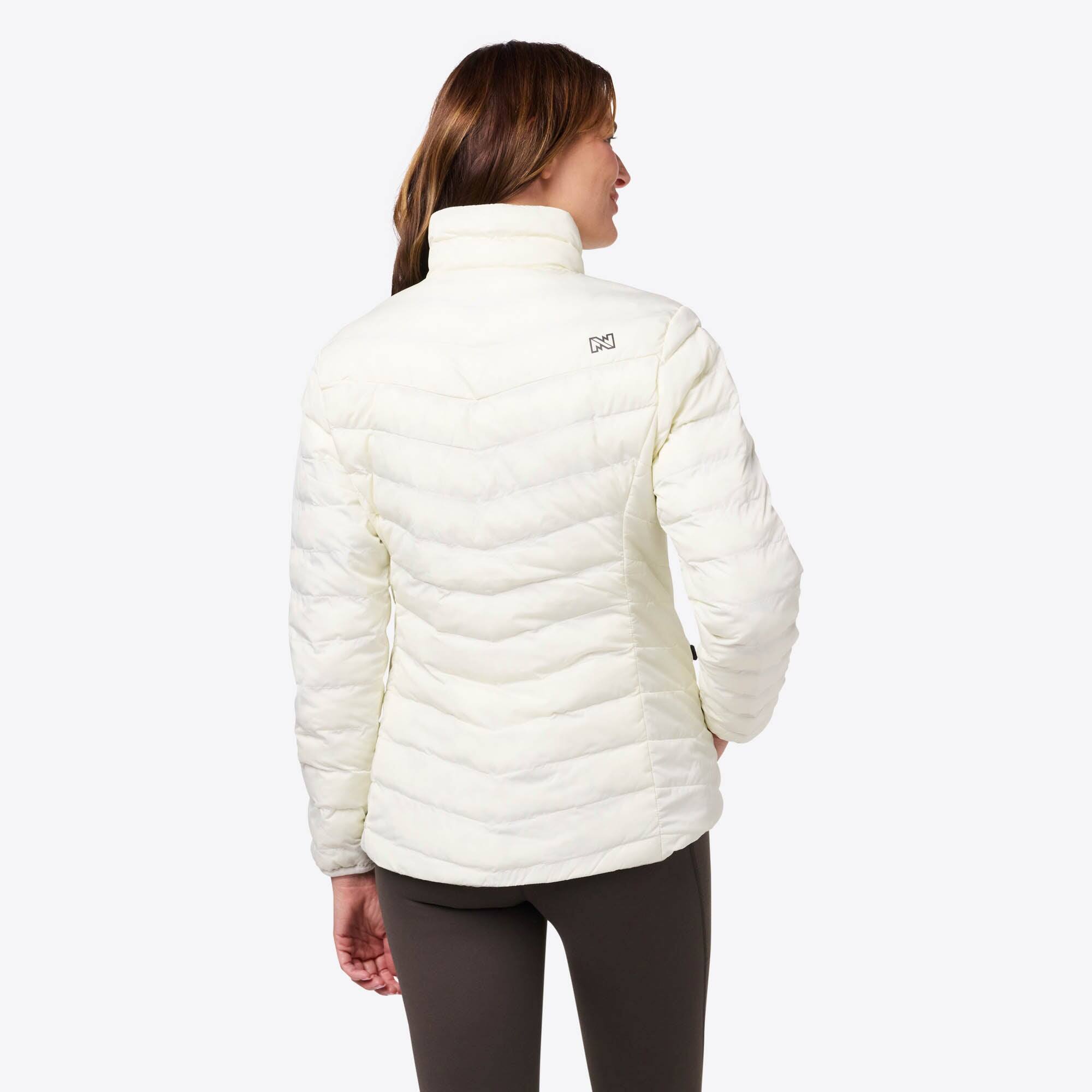 Back. Mobile Warming - Women's Backcountry Xtera Heated Jacket - Cream.