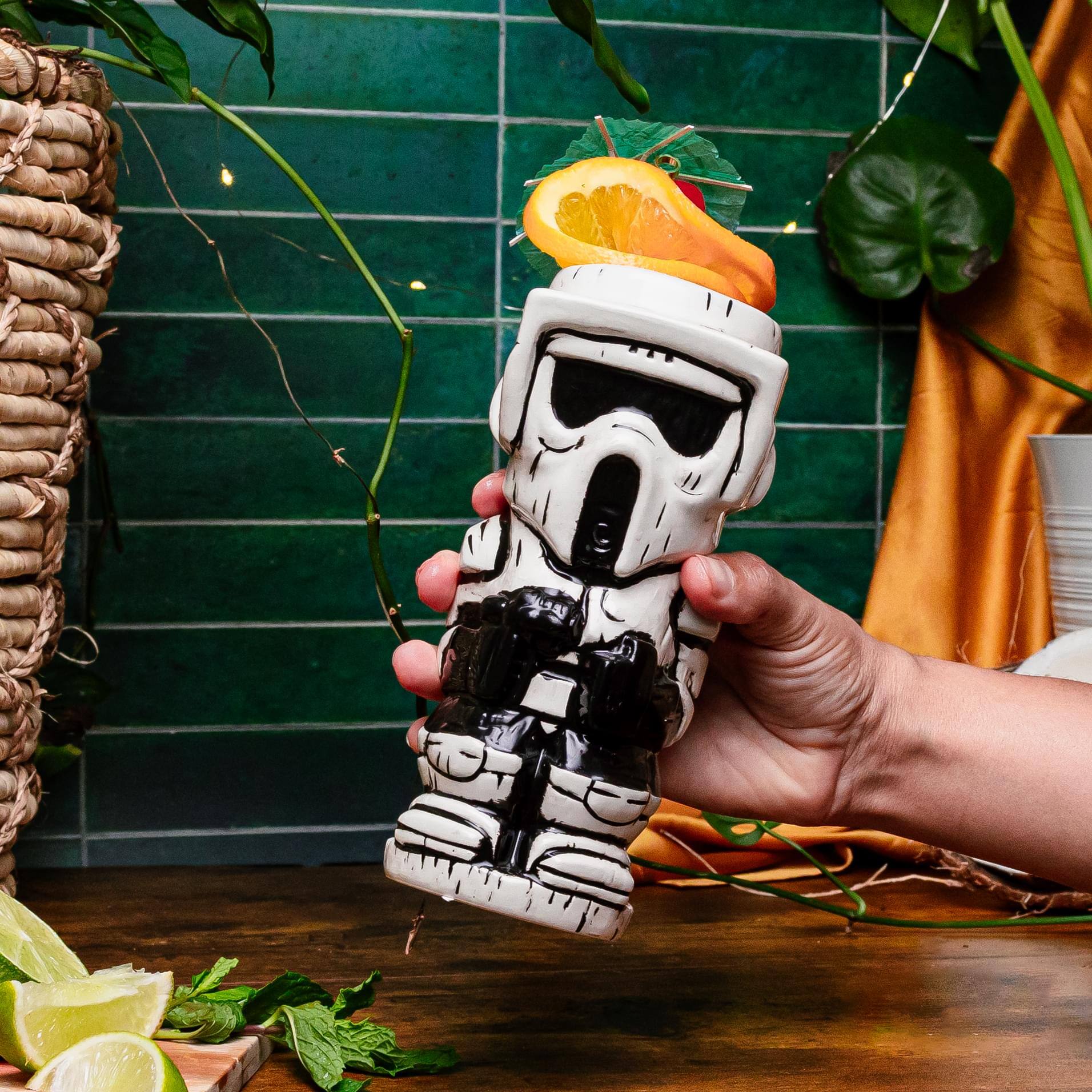Alt View 3. Star Wars - Geeki Tikis Star Wars Scout Trooper Ceramic Mug | Holds 16 Ounces - White.