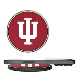 Keyscaper - Indiana Hoosiers 15 Watt Wireless Induction Charger - Black