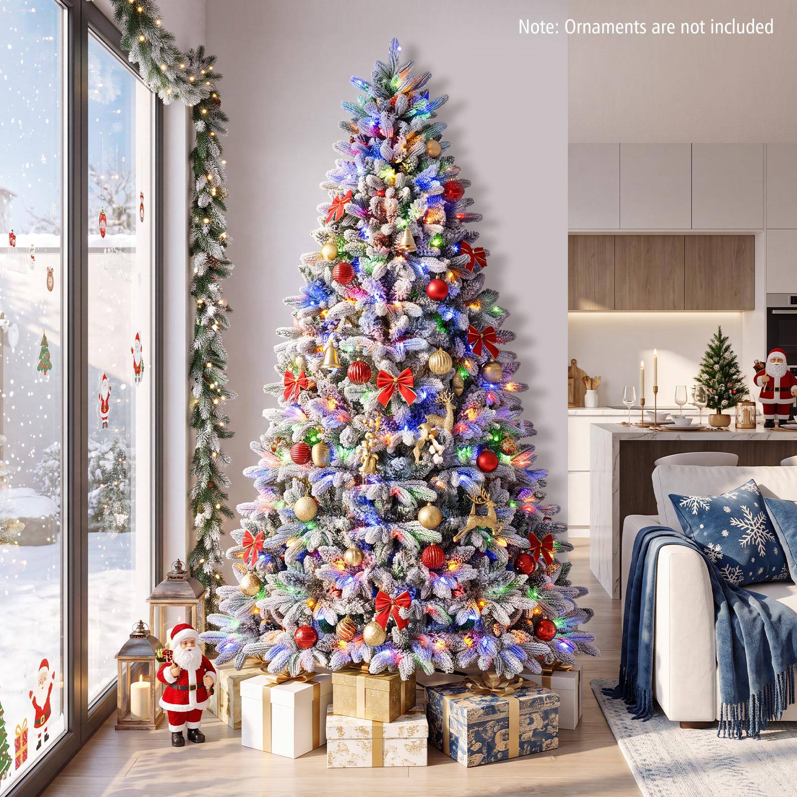 Note: Ornaments are not included