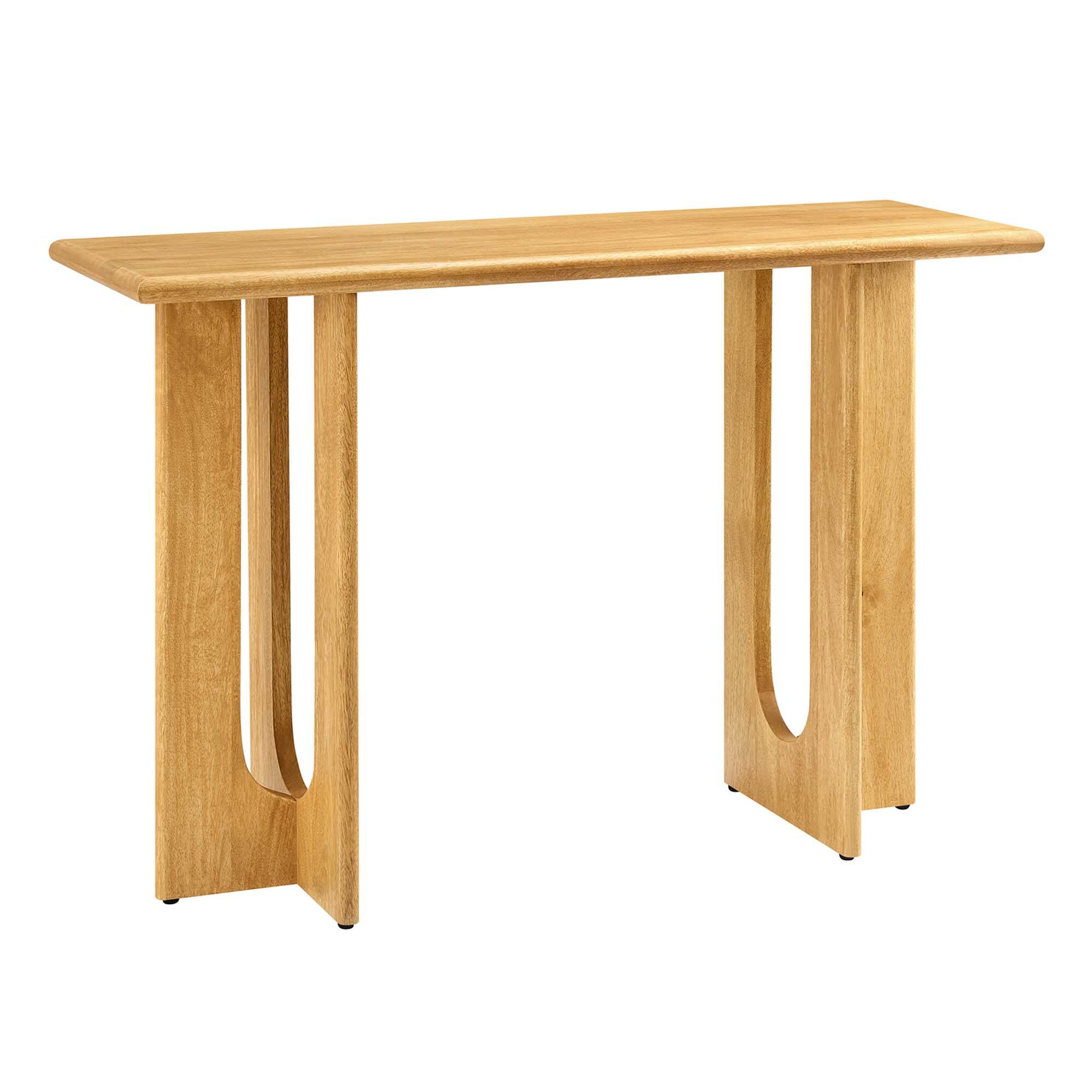 Angle. Modway - Rivian 46" Console Table by Modway - Oak.