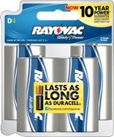 Rayovac High Energy D Batteries (4 Pack), Alkaline D Cell Batteries - Front_Zoom