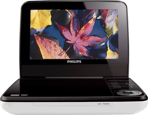 Front Standard. Philips - Refurbished 7" Widescreen TFT-LCD Portable DVD Player.