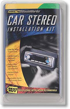 Metra - 95 GM Pick Up Truck In-Dash Installation Kit - Black