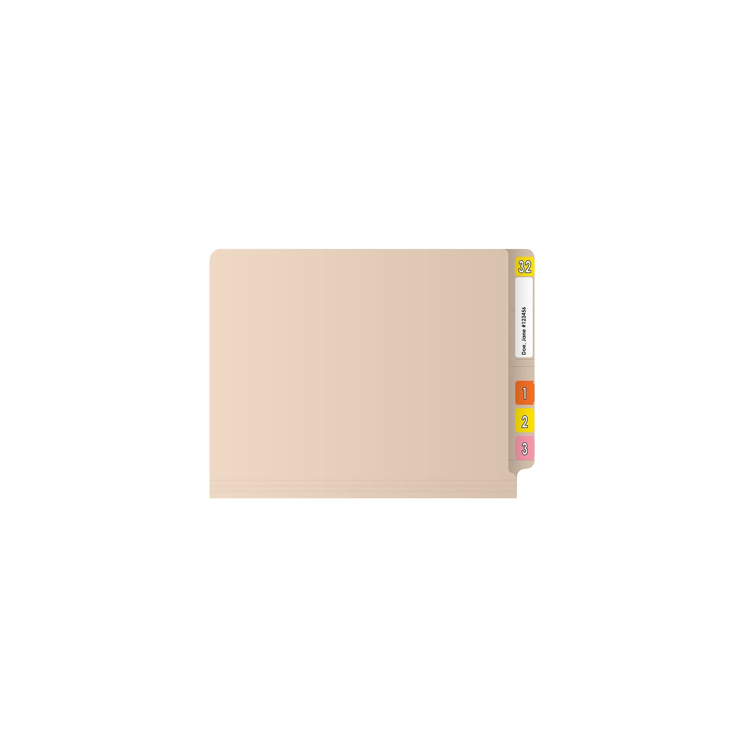 Medical Arts Press Reinforced End Tab File Folder, Letter Size, 50/Box ...