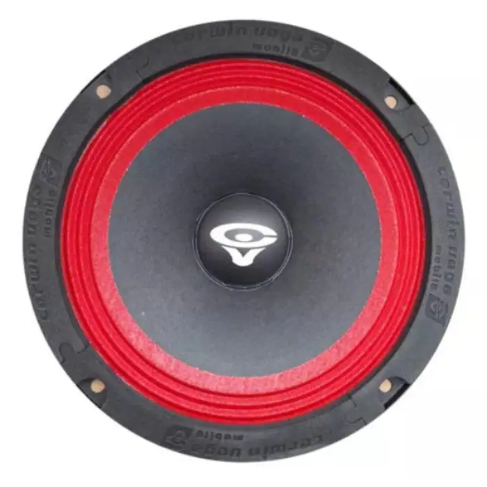 Cerwin Vega - CVP65 Pro Series 6.5" Full Range Speaker 4Ω (Single Speaker) - Black and Red