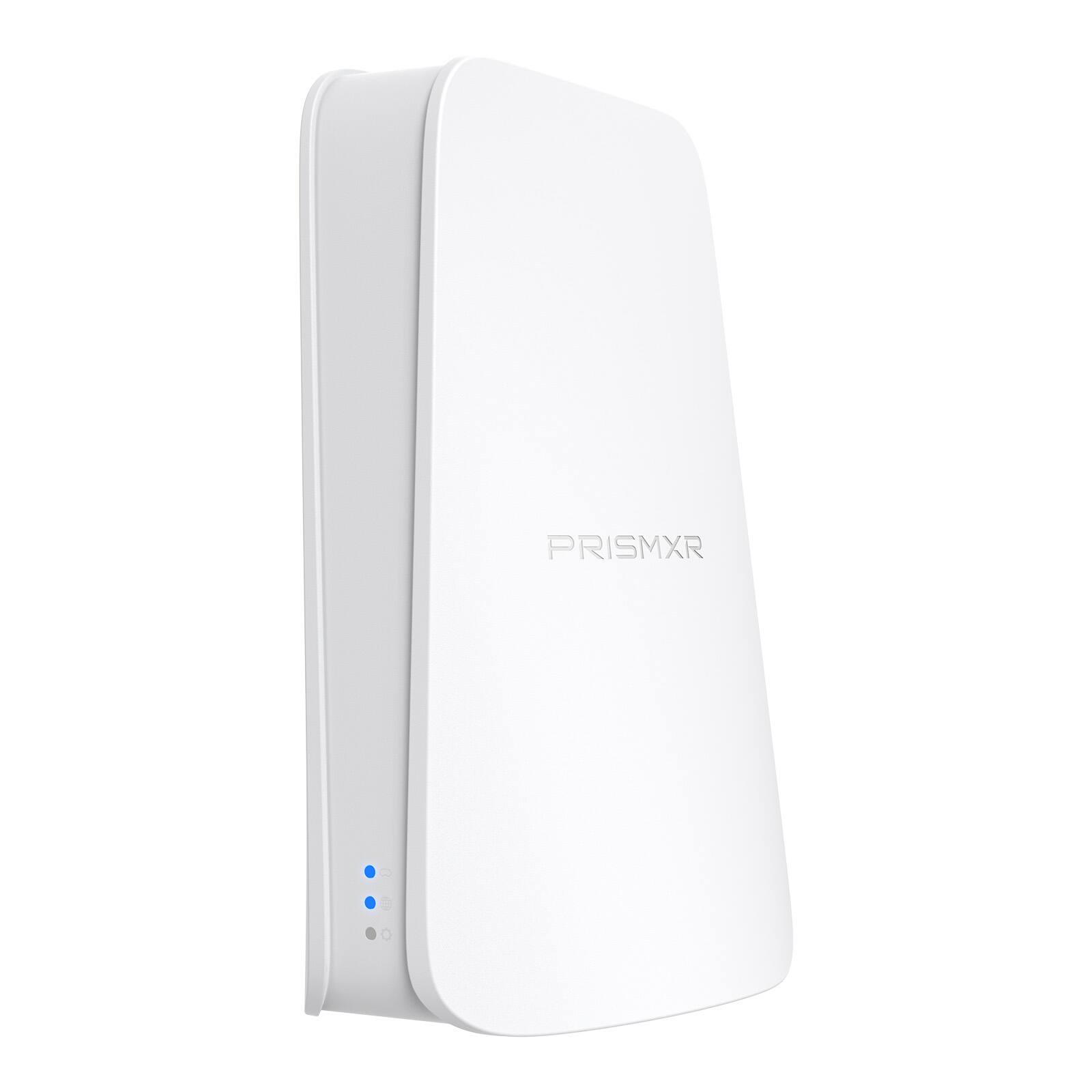 Front. PRISMXR - Puppis S1  Lite AX1500 WiFi6 Router for Meta Quest 3S/3/2 PC-VR Streaming - White.