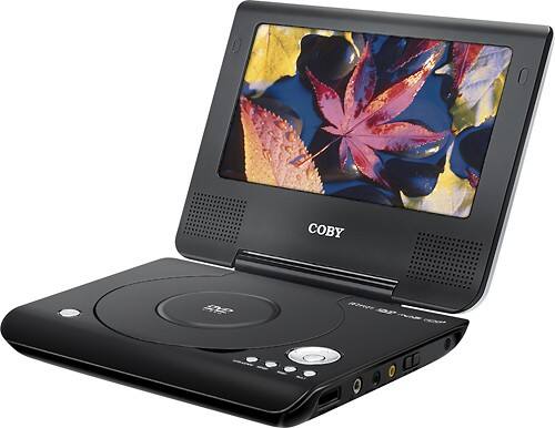 Angle Standard. Coby - Refurbished 7" Widescreen TFT-LCD Portable DVD Player.