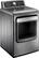 Angle Standard. Samsung - 7.4 Cu. Ft. 13-Cycle Steam Gas Dryer - Stainless Platinum.