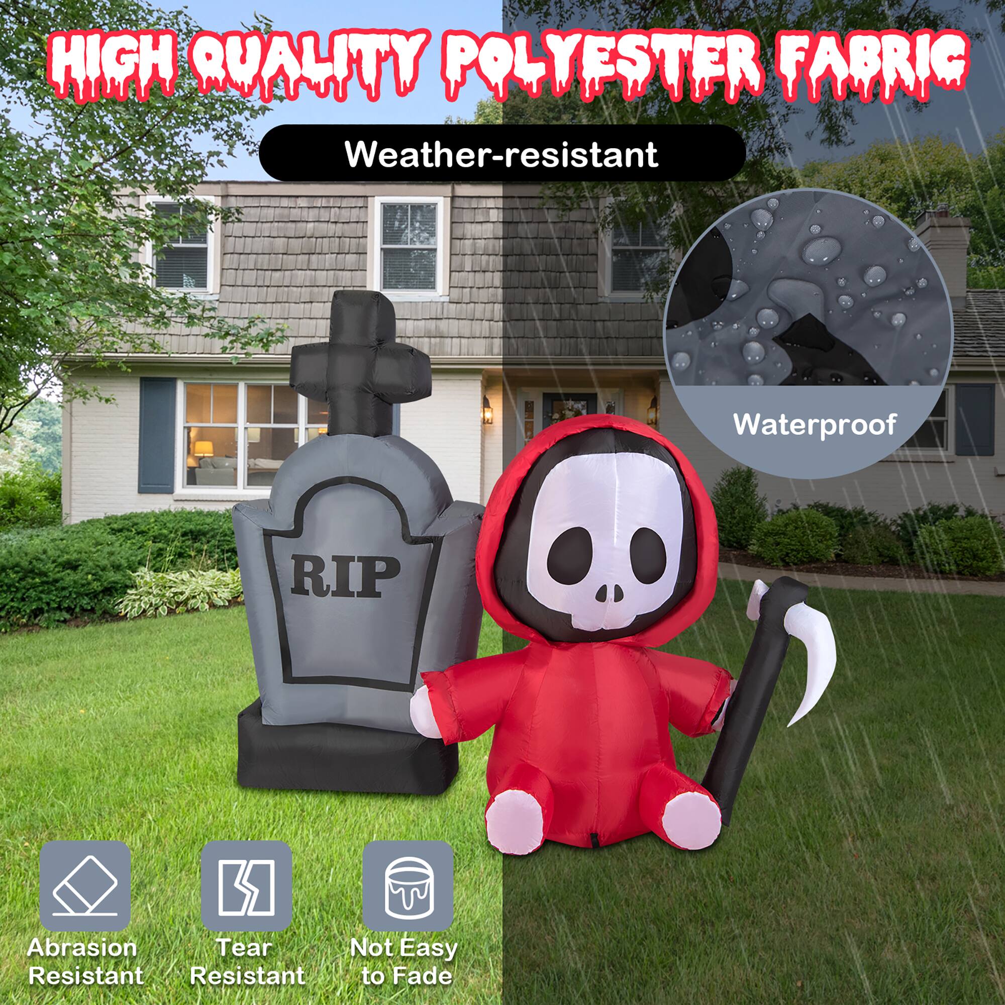 HIGH QUALITY POLYESTER FABRIC

- Weather-resistant
- Waterproof
- Abrasion Resistant
- Tear Resistant
- Not Easy to Fade