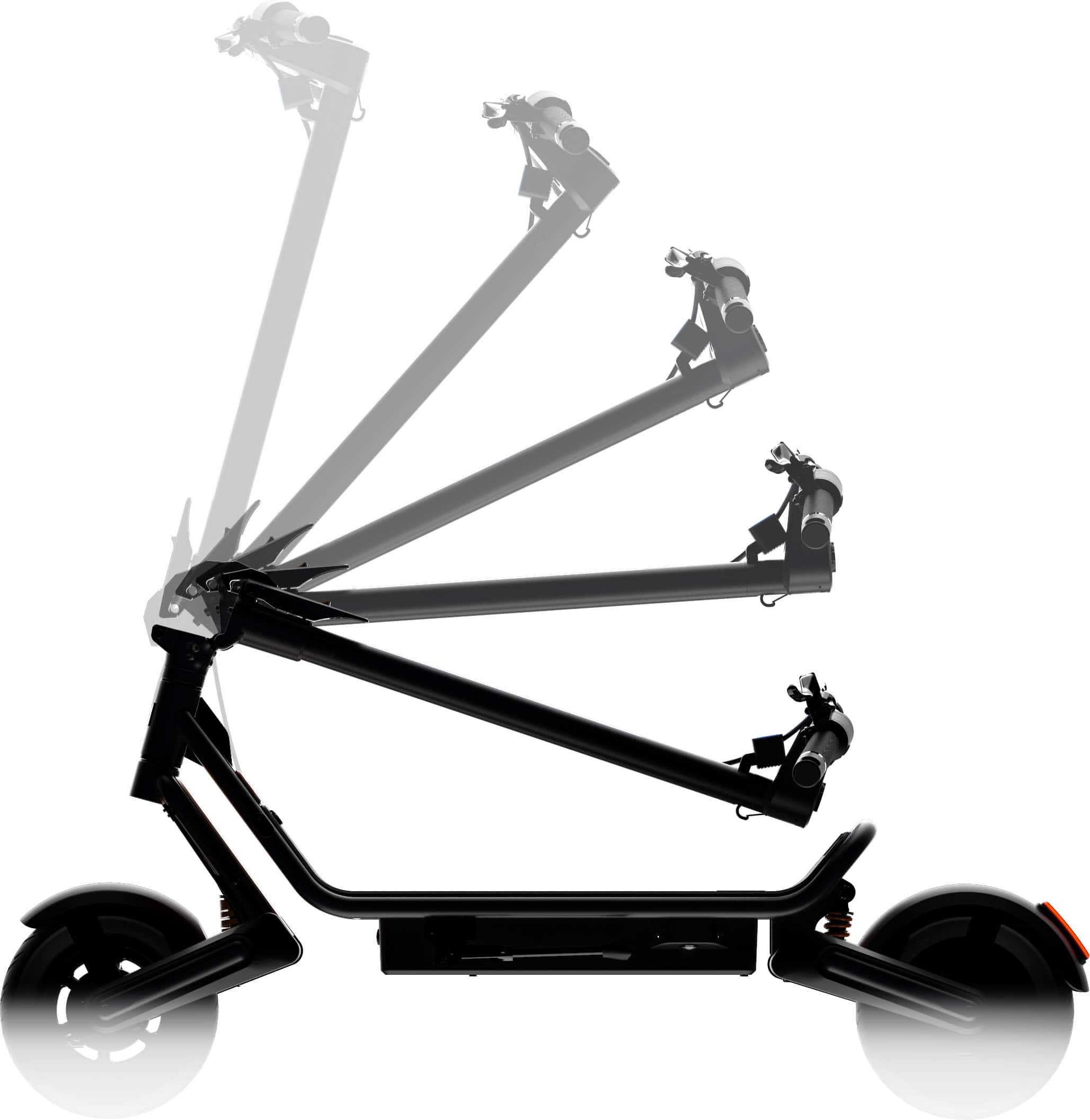 Alt View 3. Apollo - Explore 2025 Premium Electric Scooter w/37 mi Max Range & 25 mph Max Speed - Space Gray.