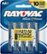 Front. Rayovac - Rayovac High Energy AA Batteries (8 Pack), Double A Alkaline Batteries - Silver/Blue.
